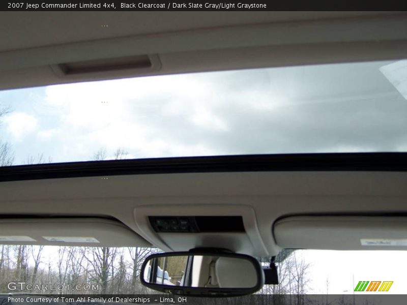 Black Clearcoat / Dark Slate Gray/Light Graystone 2007 Jeep Commander Limited 4x4