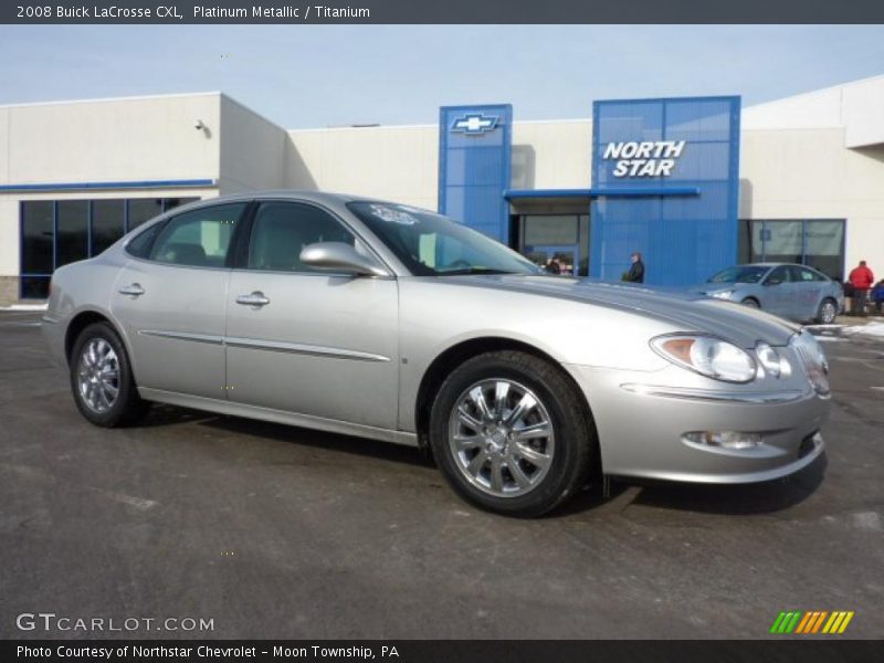Platinum Metallic / Titanium 2008 Buick LaCrosse CXL