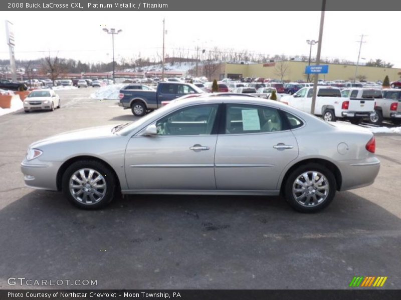 Platinum Metallic / Titanium 2008 Buick LaCrosse CXL