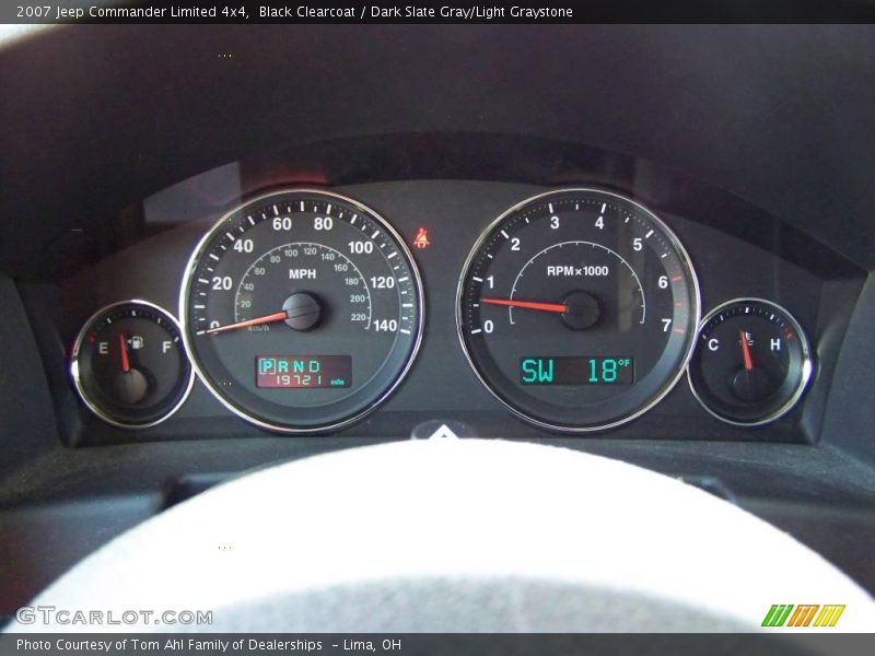 Black Clearcoat / Dark Slate Gray/Light Graystone 2007 Jeep Commander Limited 4x4