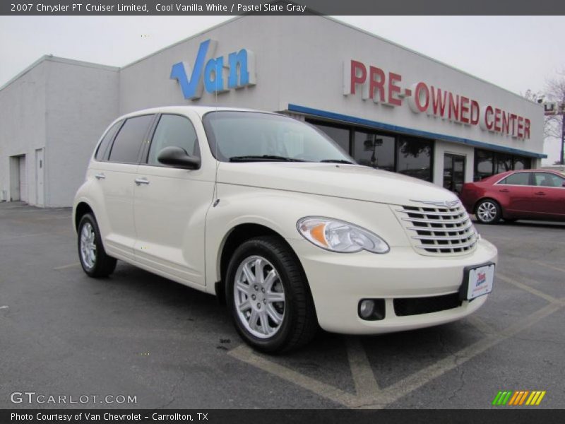 Cool Vanilla White / Pastel Slate Gray 2007 Chrysler PT Cruiser Limited
