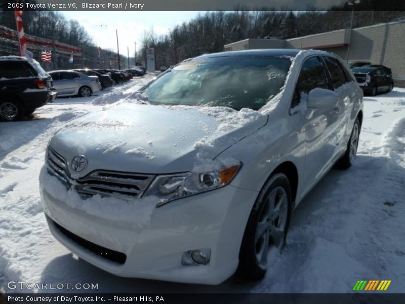 Blizzard Pearl / Ivory 2009 Toyota Venza V6