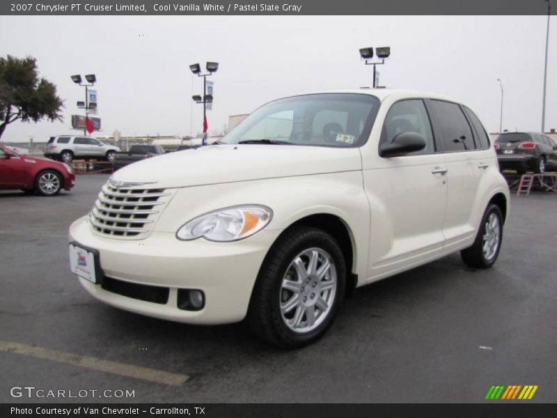 Cool Vanilla White / Pastel Slate Gray 2007 Chrysler PT Cruiser Limited