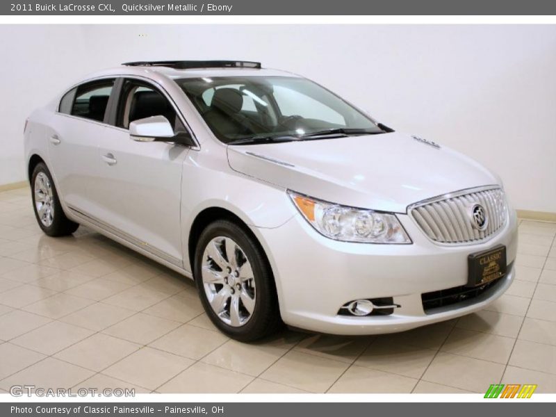 Quicksilver Metallic / Ebony 2011 Buick LaCrosse CXL