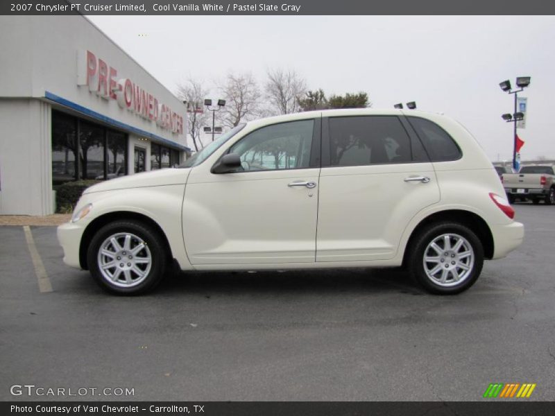 Cool Vanilla White / Pastel Slate Gray 2007 Chrysler PT Cruiser Limited