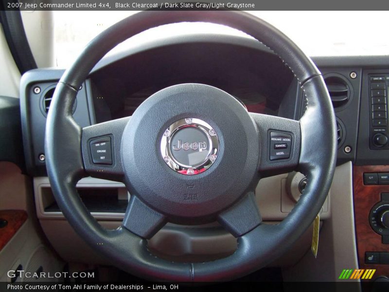Black Clearcoat / Dark Slate Gray/Light Graystone 2007 Jeep Commander Limited 4x4