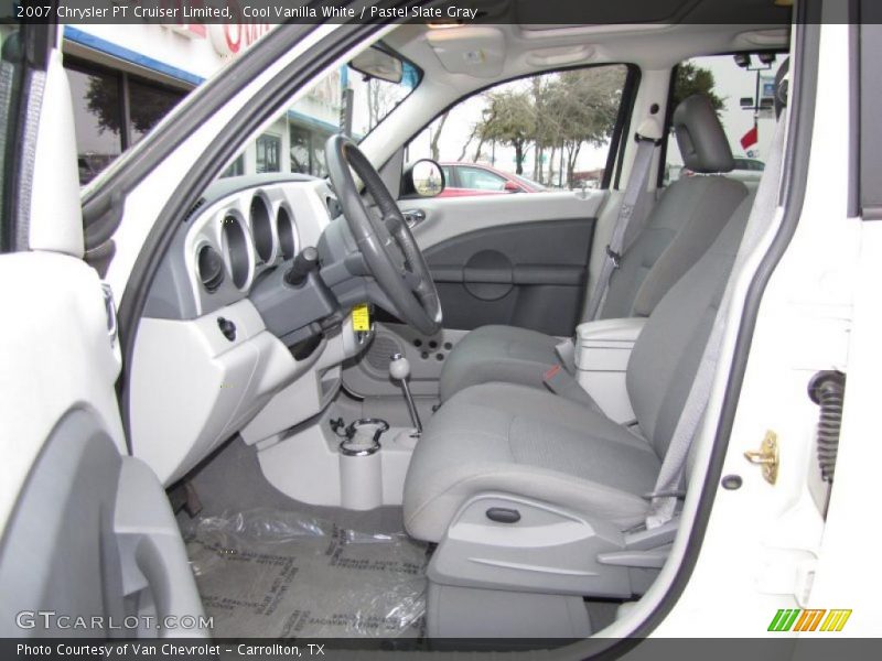Cool Vanilla White / Pastel Slate Gray 2007 Chrysler PT Cruiser Limited