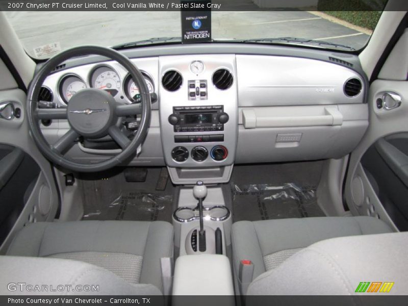Cool Vanilla White / Pastel Slate Gray 2007 Chrysler PT Cruiser Limited