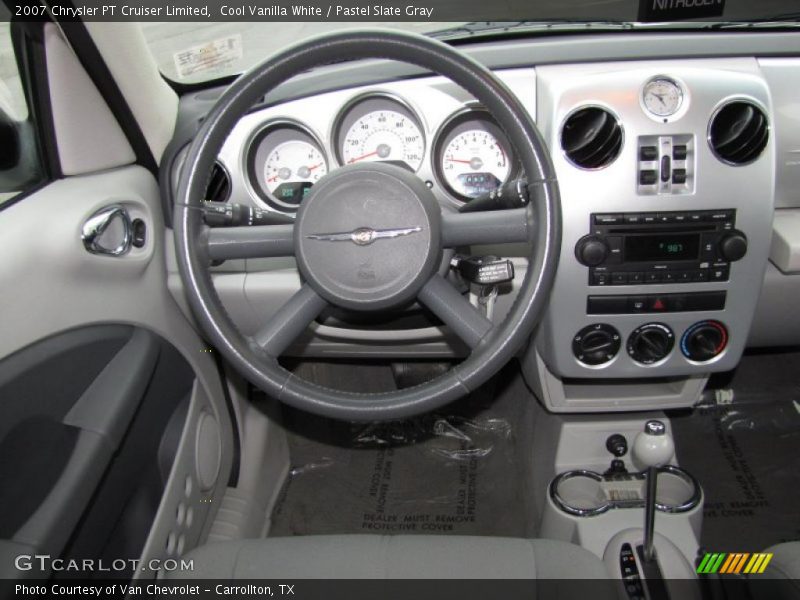 Cool Vanilla White / Pastel Slate Gray 2007 Chrysler PT Cruiser Limited