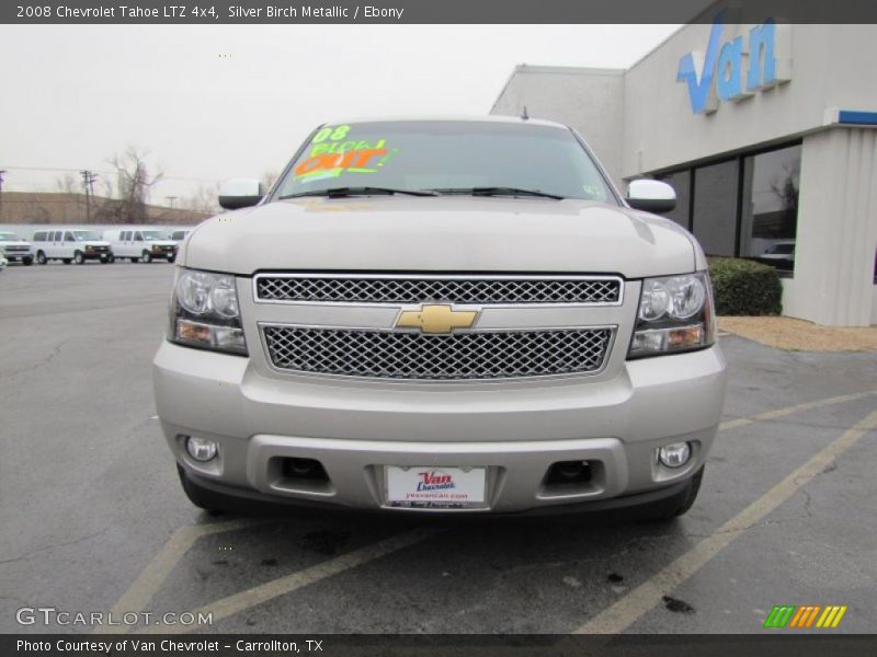 Silver Birch Metallic / Ebony 2008 Chevrolet Tahoe LTZ 4x4