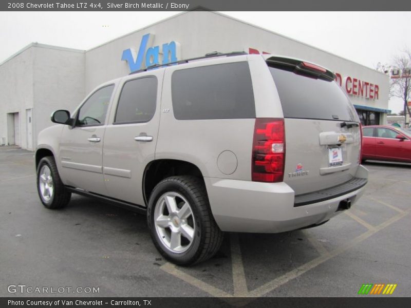 Silver Birch Metallic / Ebony 2008 Chevrolet Tahoe LTZ 4x4