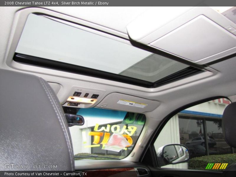 Silver Birch Metallic / Ebony 2008 Chevrolet Tahoe LTZ 4x4