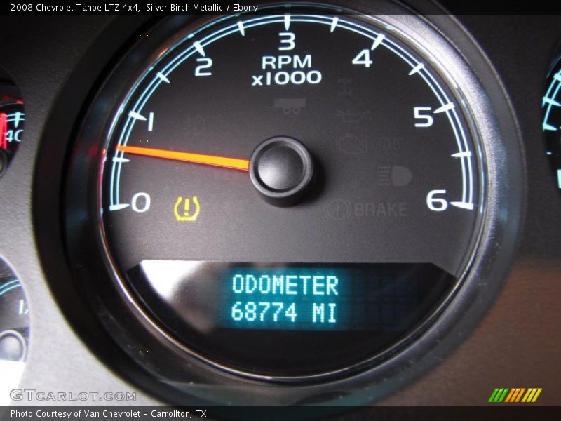 Silver Birch Metallic / Ebony 2008 Chevrolet Tahoe LTZ 4x4