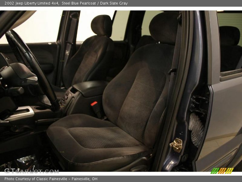 Steel Blue Pearlcoat / Dark Slate Gray 2002 Jeep Liberty Limited 4x4