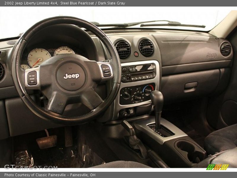 Steel Blue Pearlcoat / Dark Slate Gray 2002 Jeep Liberty Limited 4x4