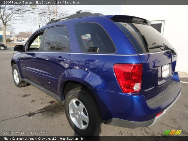 Blue Streak Metallic / Sand Beige 2006 Pontiac Torrent