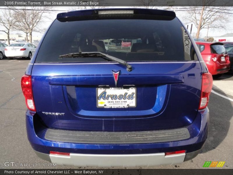 Blue Streak Metallic / Sand Beige 2006 Pontiac Torrent