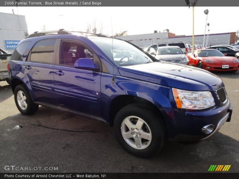 Blue Streak Metallic / Sand Beige 2006 Pontiac Torrent