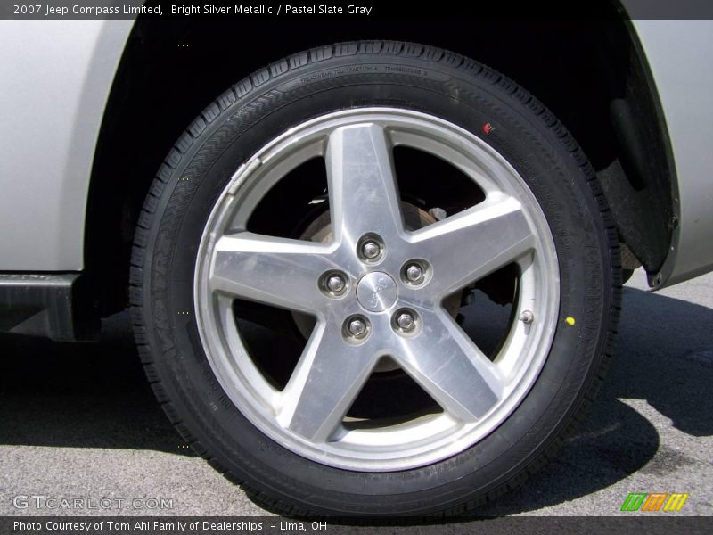 Bright Silver Metallic / Pastel Slate Gray 2007 Jeep Compass Limited