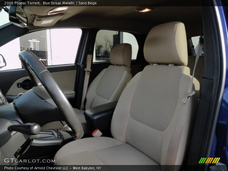 Blue Streak Metallic / Sand Beige 2006 Pontiac Torrent