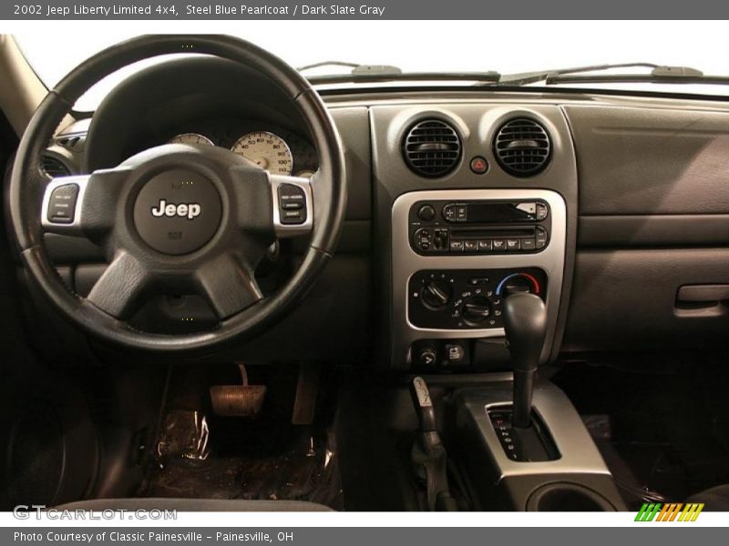 Steel Blue Pearlcoat / Dark Slate Gray 2002 Jeep Liberty Limited 4x4