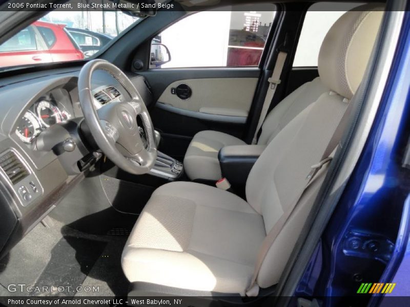 Blue Streak Metallic / Sand Beige 2006 Pontiac Torrent