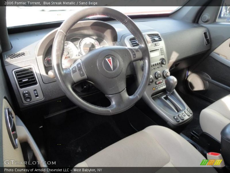 Blue Streak Metallic / Sand Beige 2006 Pontiac Torrent