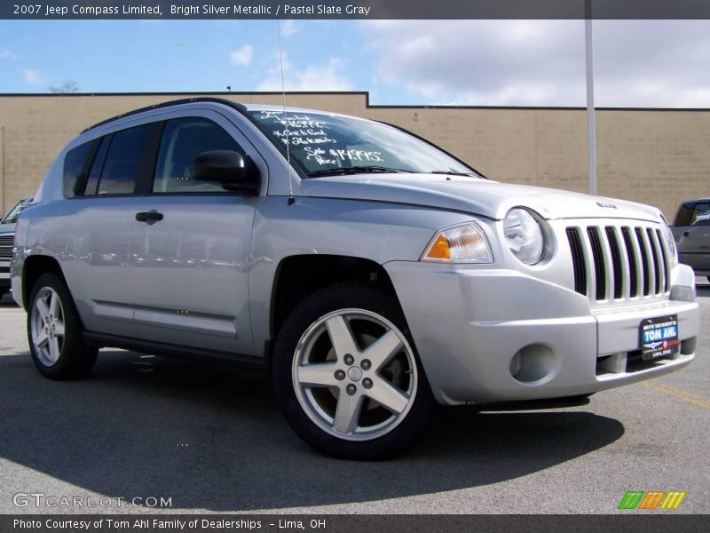Bright Silver Metallic / Pastel Slate Gray 2007 Jeep Compass Limited