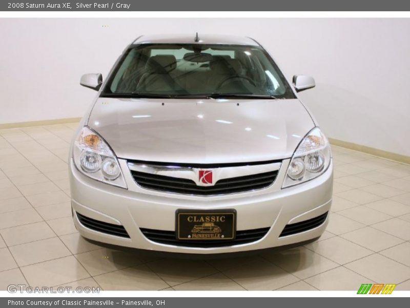 Silver Pearl / Gray 2008 Saturn Aura XE