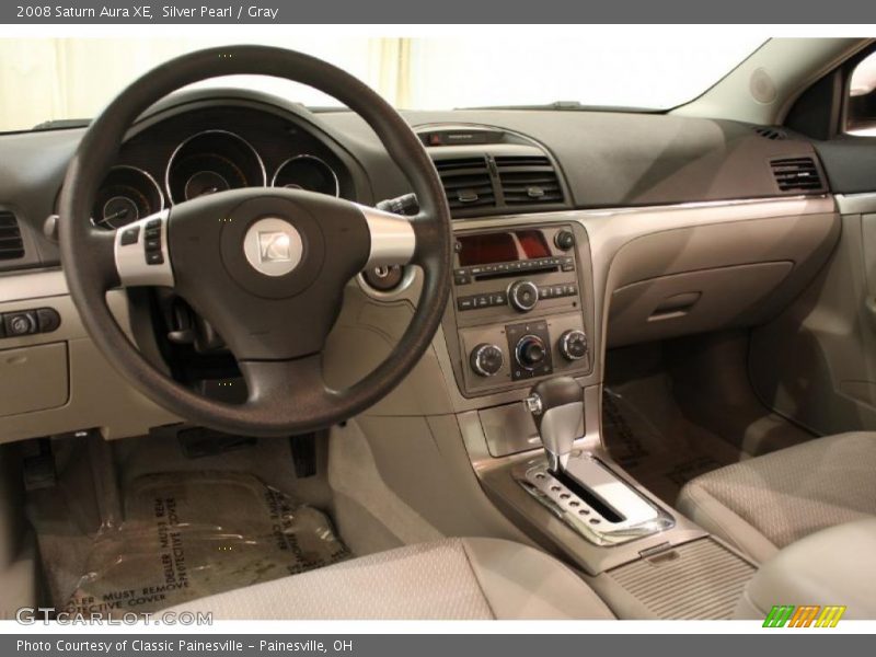 Silver Pearl / Gray 2008 Saturn Aura XE