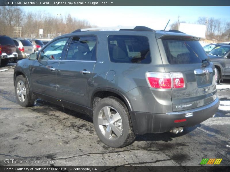 Cyber Gray Metallic / Light Titanium 2011 GMC Acadia SLT AWD