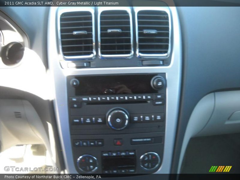 Cyber Gray Metallic / Light Titanium 2011 GMC Acadia SLT AWD