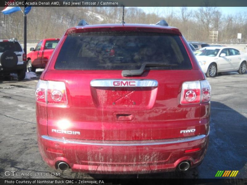 Red Jewel Tintcoat / Cashmere 2011 GMC Acadia Denali AWD