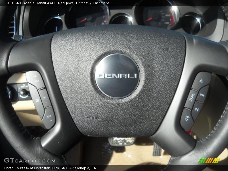 Red Jewel Tintcoat / Cashmere 2011 GMC Acadia Denali AWD