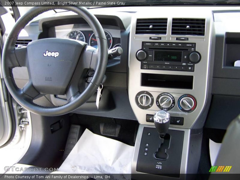 Bright Silver Metallic / Pastel Slate Gray 2007 Jeep Compass Limited