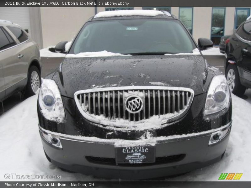 Carbon Black Metallic / Ebony/Ebony 2011 Buick Enclave CXL AWD