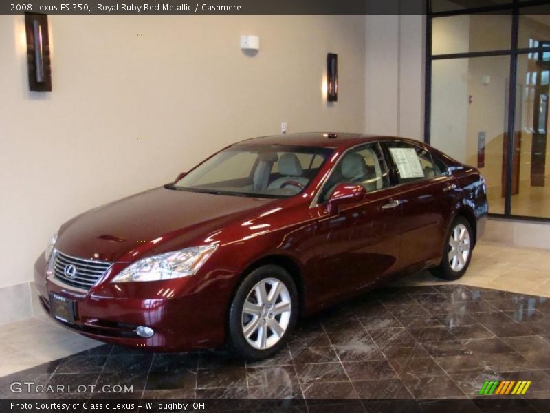 Royal Ruby Red Metallic / Cashmere 2008 Lexus ES 350