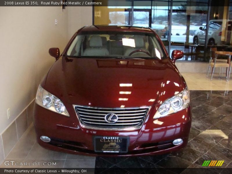 Royal Ruby Red Metallic / Cashmere 2008 Lexus ES 350