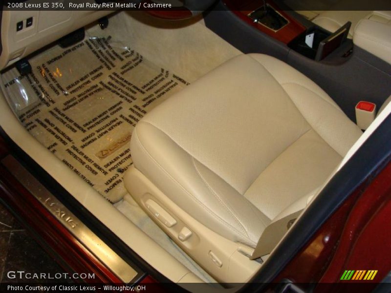 Royal Ruby Red Metallic / Cashmere 2008 Lexus ES 350