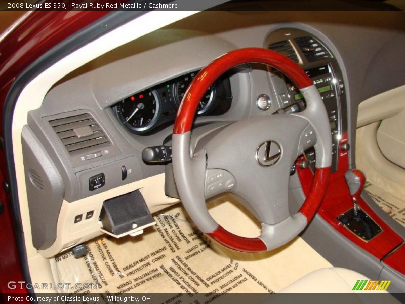 Royal Ruby Red Metallic / Cashmere 2008 Lexus ES 350