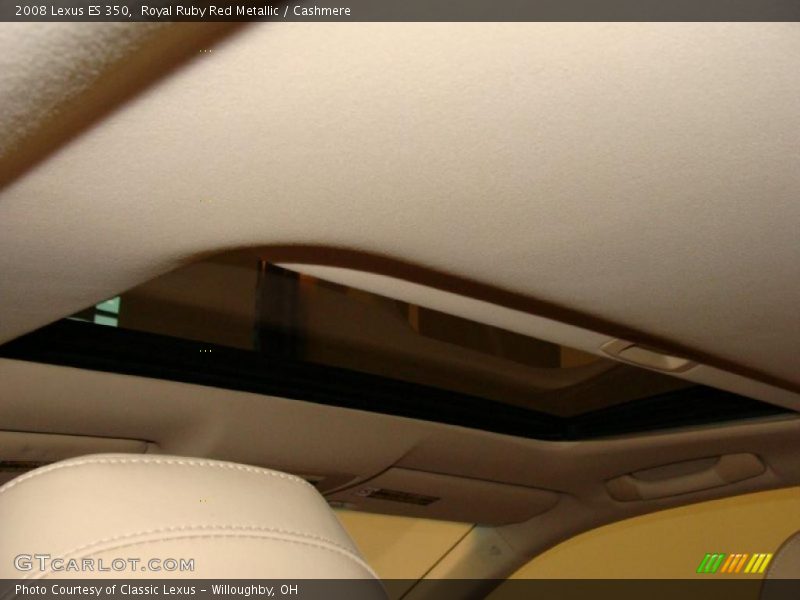 Royal Ruby Red Metallic / Cashmere 2008 Lexus ES 350