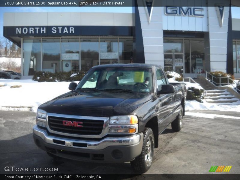 Onyx Black / Dark Pewter 2003 GMC Sierra 1500 Regular Cab 4x4