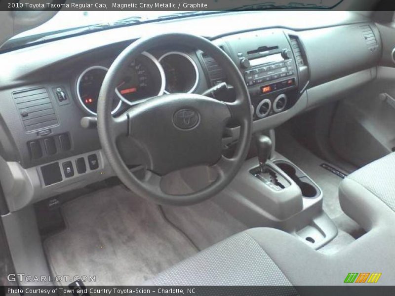 Magnetic Gray Metallic / Graphite 2010 Toyota Tacoma Regular Cab