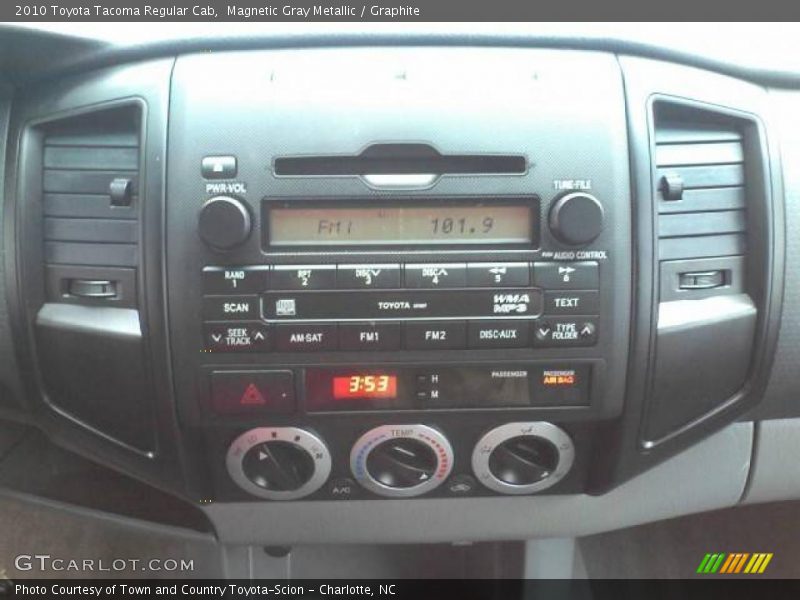 Magnetic Gray Metallic / Graphite 2010 Toyota Tacoma Regular Cab