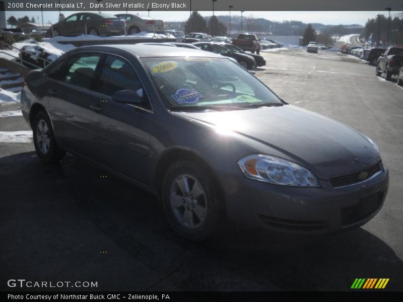 Dark Silver Metallic / Ebony Black 2008 Chevrolet Impala LT