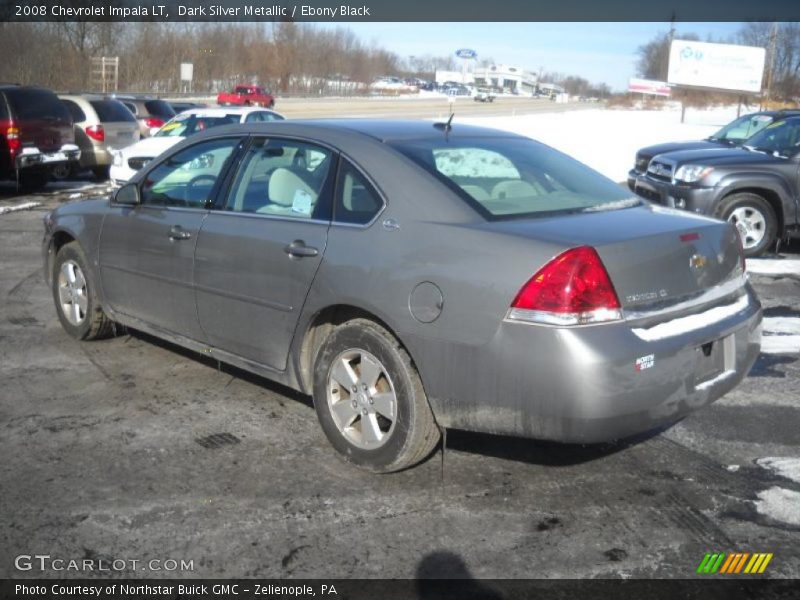 Dark Silver Metallic / Ebony Black 2008 Chevrolet Impala LT
