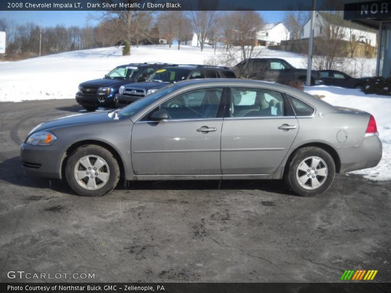 Dark Silver Metallic / Ebony Black 2008 Chevrolet Impala LT