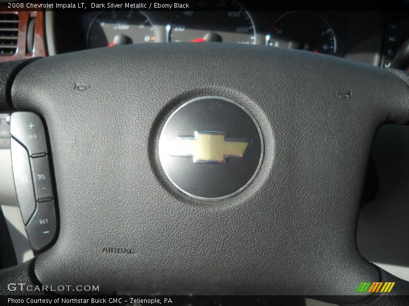 Dark Silver Metallic / Ebony Black 2008 Chevrolet Impala LT