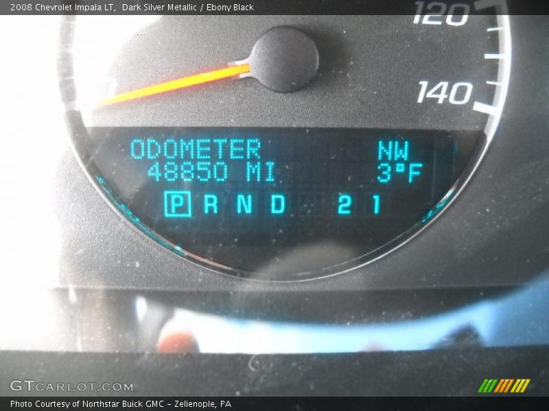 Dark Silver Metallic / Ebony Black 2008 Chevrolet Impala LT