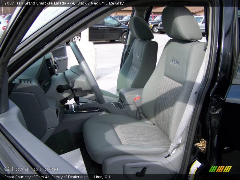 Black / Medium Slate Gray 2007 Jeep Grand Cherokee Laredo 4x4